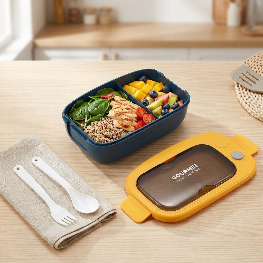 Meal Prep Or Prep Meal - Contenitore per Pranzo in Plastica con
